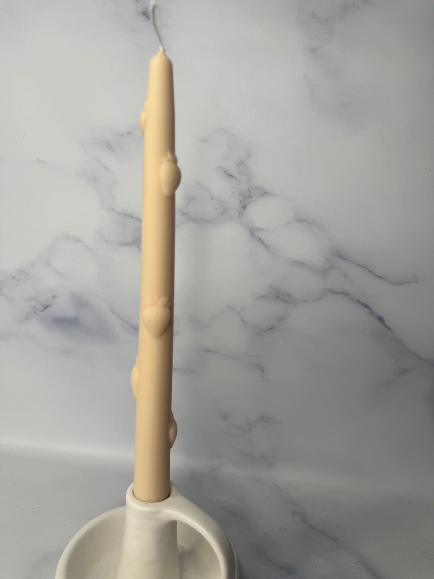 Strawberry Taper candle