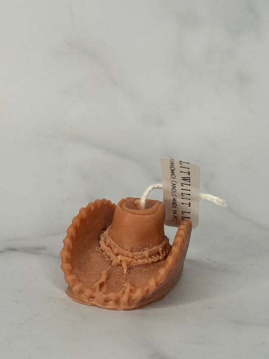 Cowboy Hat Candle
