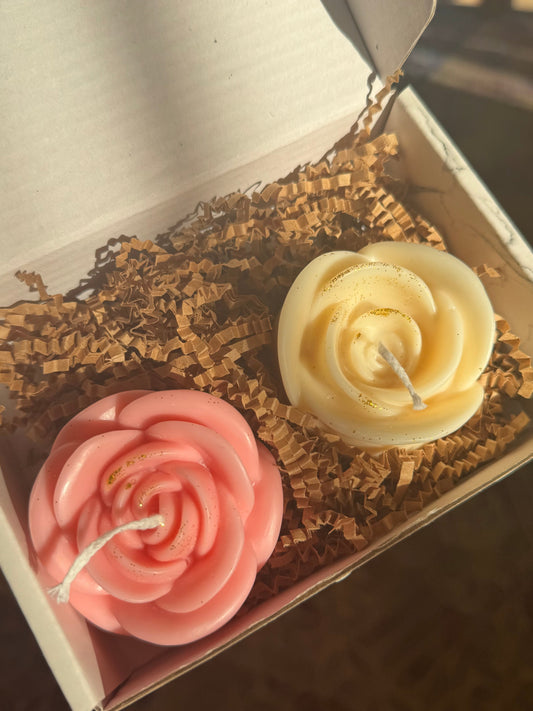 Box of Roses  Candle
