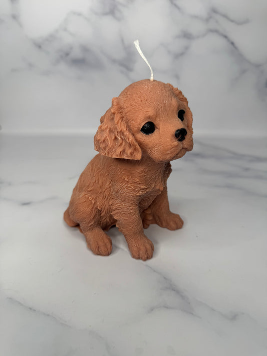 Rascal Puppy Candle