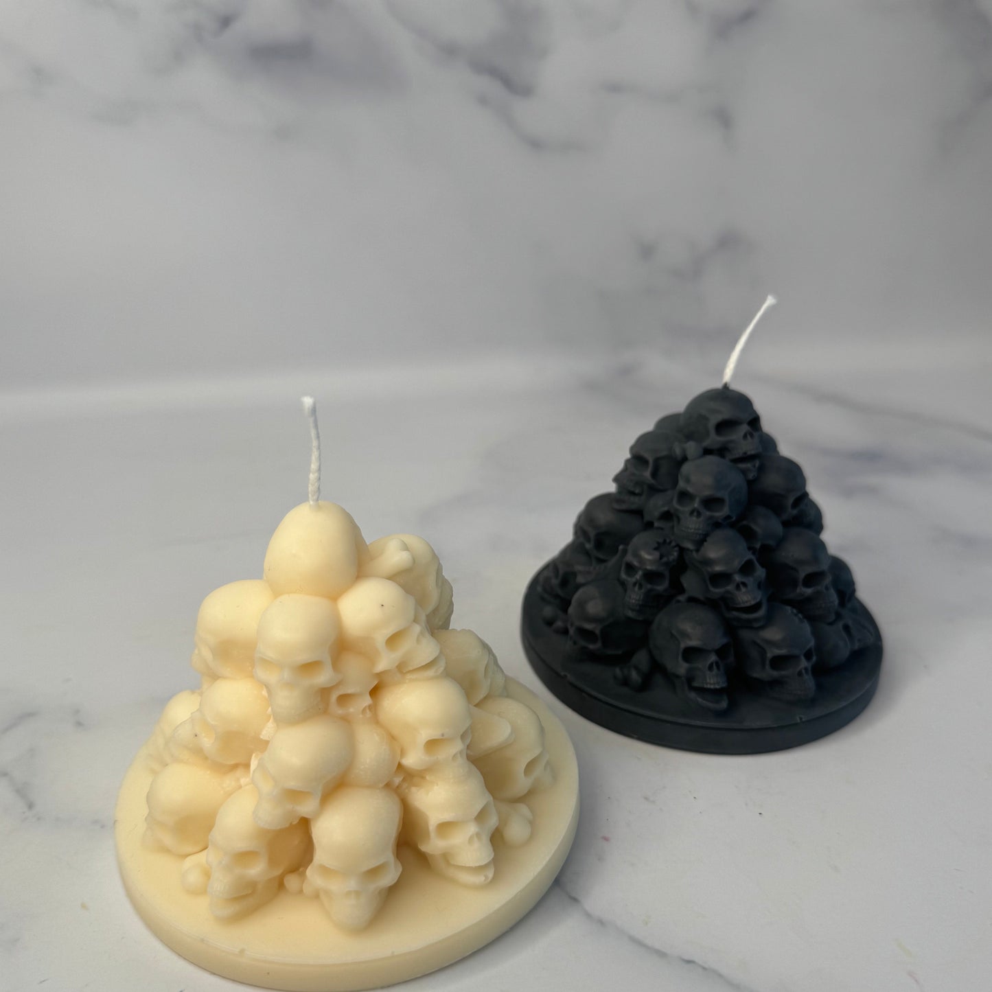 Pyramid of Skulls Candle