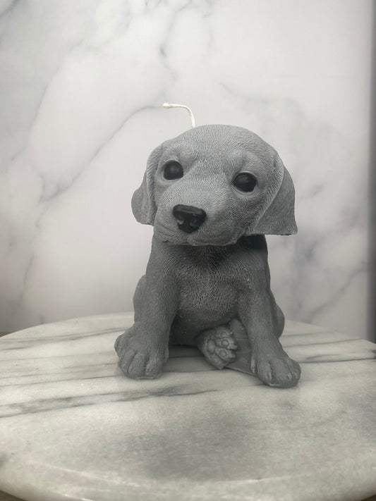 Marley Puppy Candle