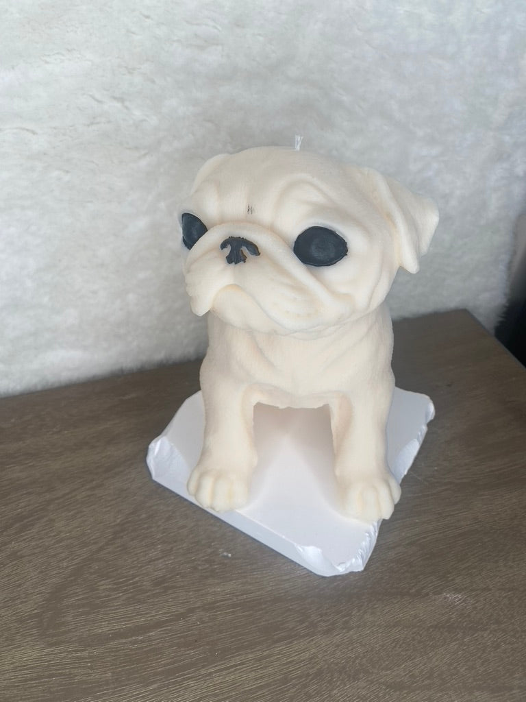 UGA Puppy Candle