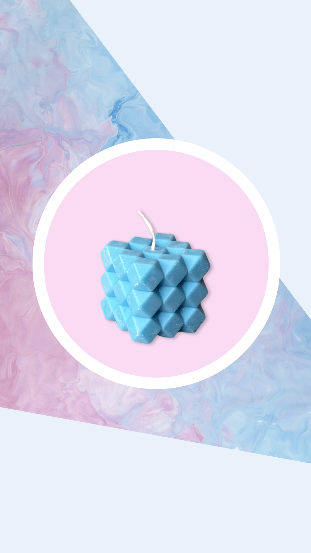 Rubik's cube Candle