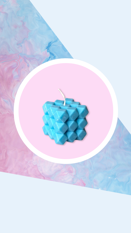 Rubik's cube Candle