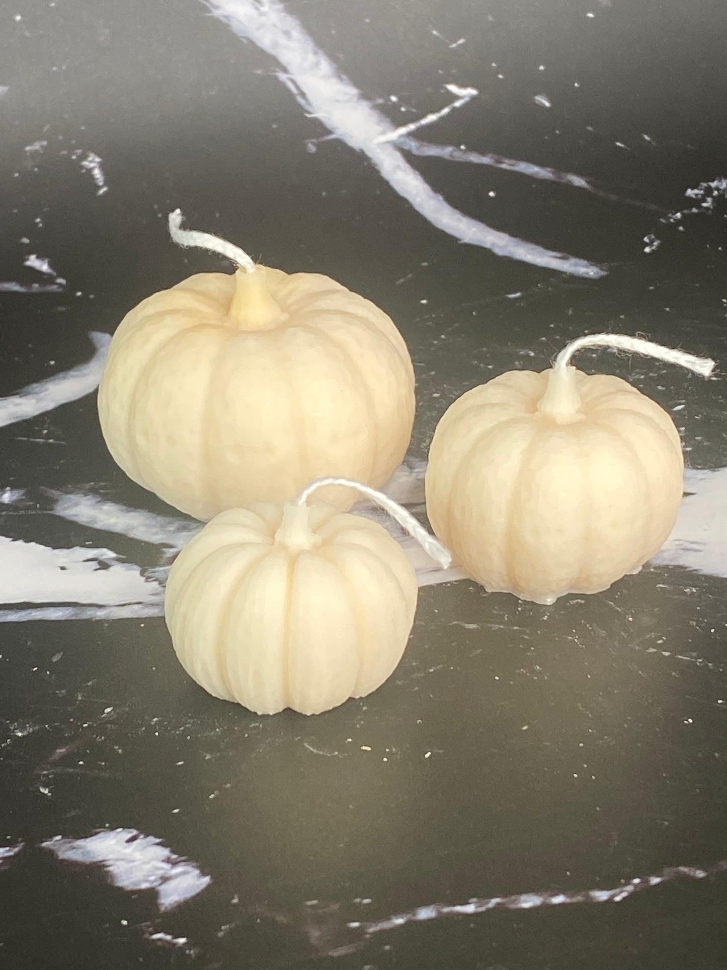 3 Mini Pumpkin Candle