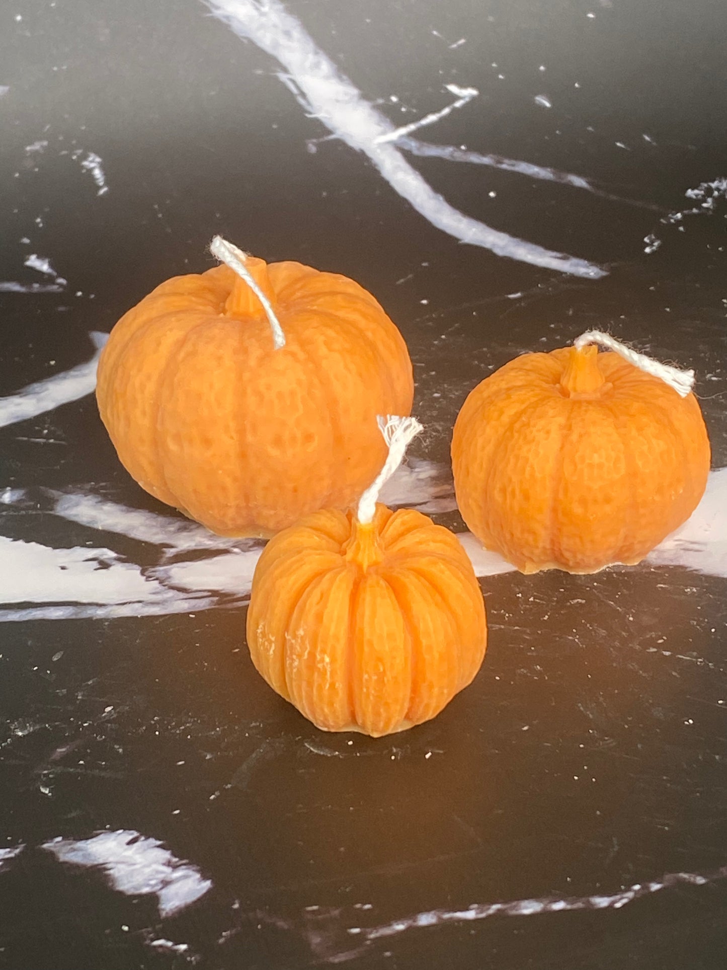 3 Mini Pumpkin Candle