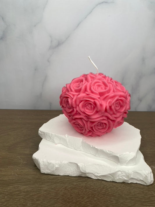 Rosebud Candle