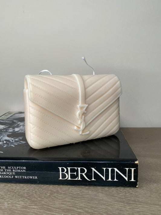 Y*S*L Monogramme Handbag Candle