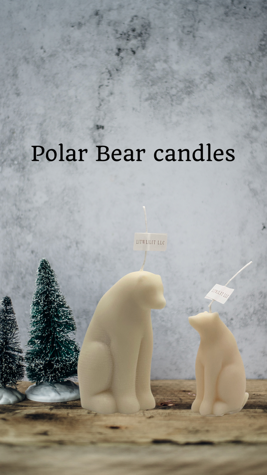 Polar Bear Candle