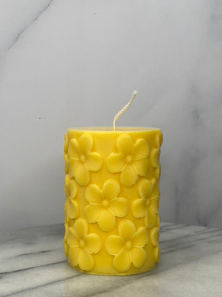 Spring Pillar Candle