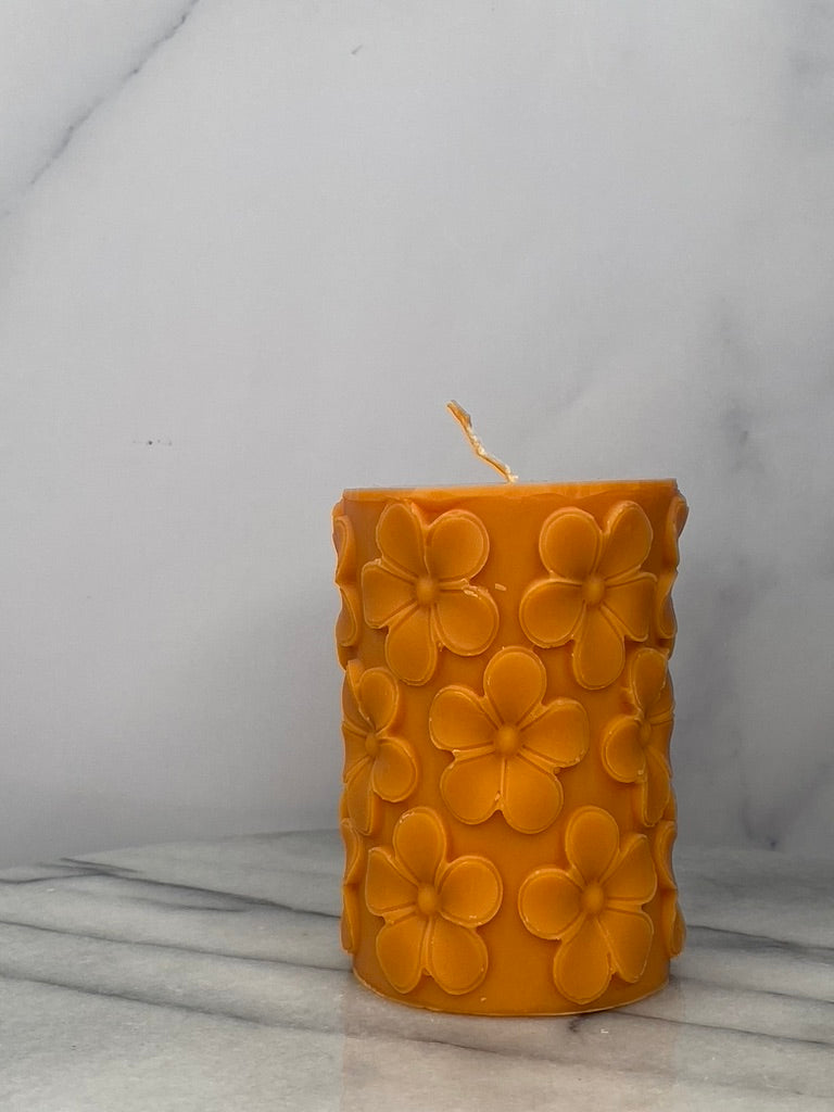 Spring Pillar Candle