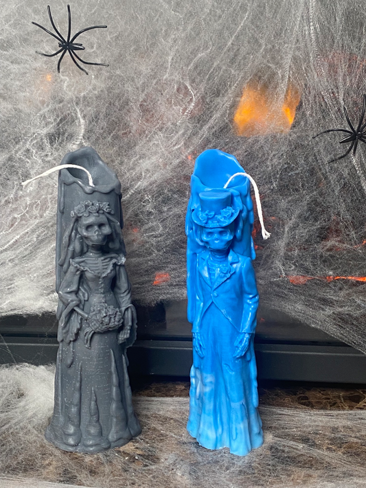 Newlyweds of Halloween Candle