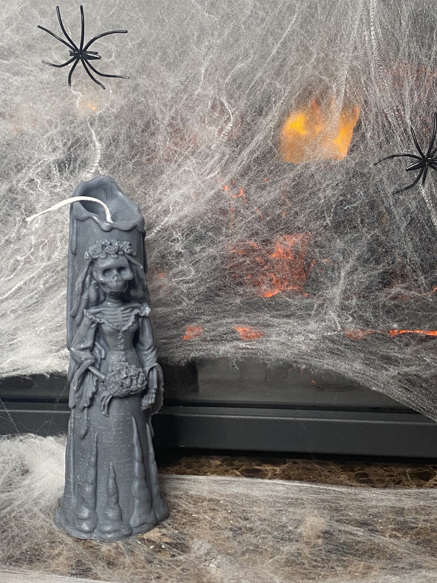 Newlyweds  of Halloween Candle